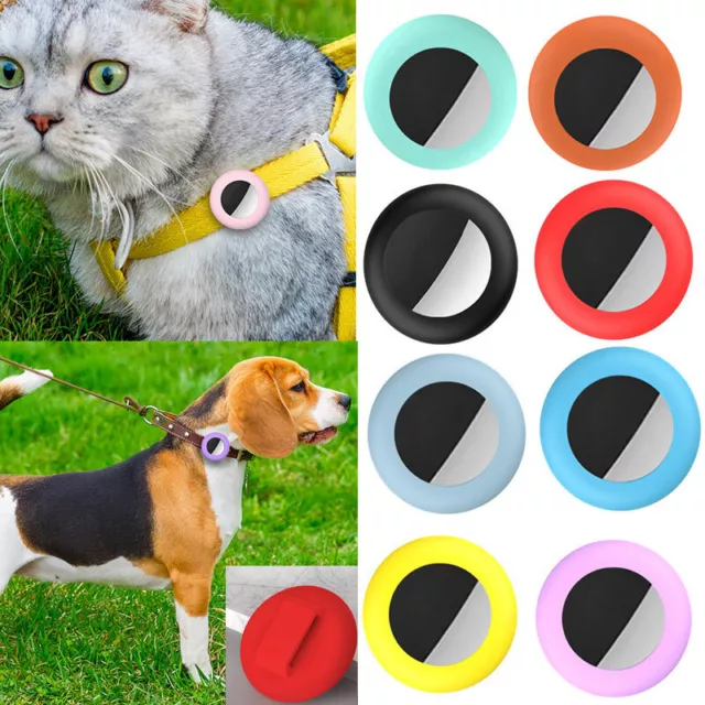 Airtag Traqueur Protection Housse Chien Chat Col Animal Étui Silicone Apple Tag,