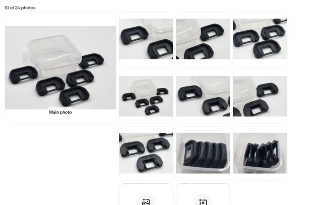 1SET Genuine Canon EOS Eyecup Eb x5 for 5D Mark II 5D2 6D 70D 60D 50D 40D 29449