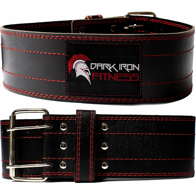 Genuine Leather Gym Weight Lifting Belt for Men & Women - Soft Solid Adjustable