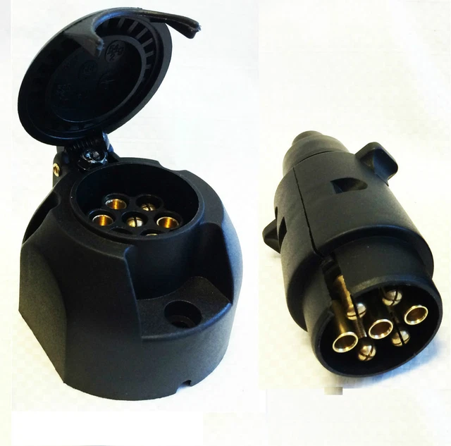 7 BROCHES PRISE et prise voiture remorque caravane câblage feux