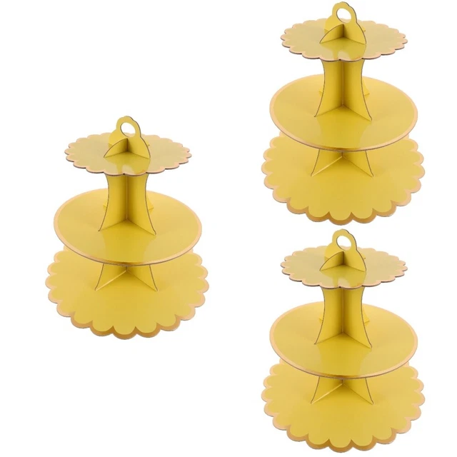 3 set supporto per torte con tre livelli supporto per torte decorazione tavolo da dessert