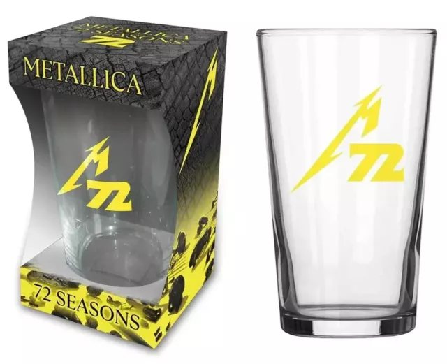 Metallica 72 Seasons Pint Beer Glass (rz)