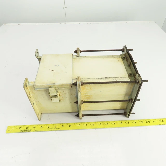 Hoffman F-66LA 6" x 6" Telescope Lay-In Wire Trough W/F-66L06 Flange 7-1/2"