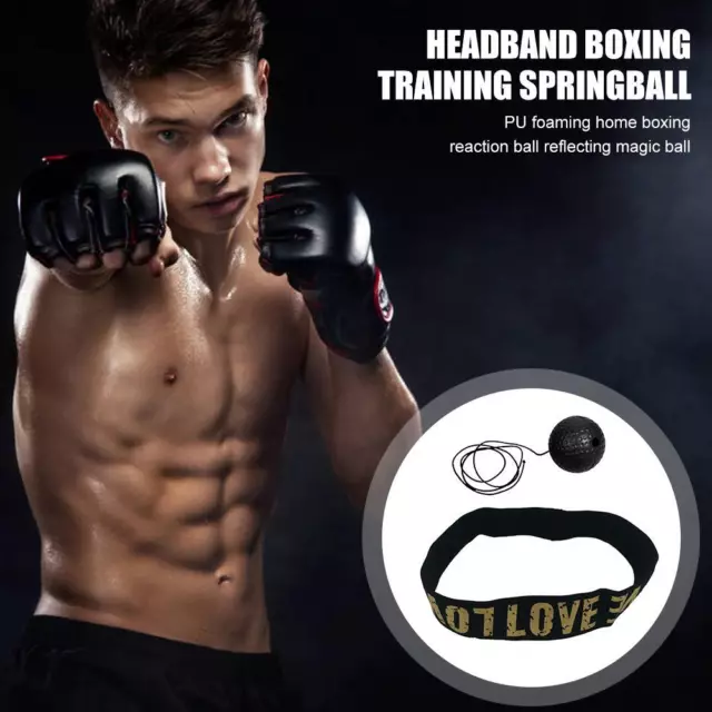 5pcs Boxing Reflex Speed Training PU Punch Ball Elastic Headband for Boxer FR 3