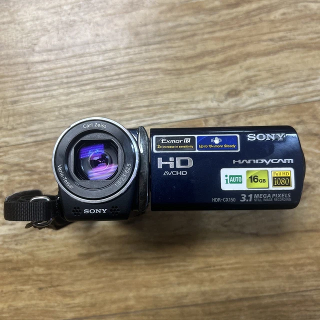 VIDEOCÁMARA DIGITAL SONY HandyCam HDRCX150 HD 3,1 megapíxeles EUR 99