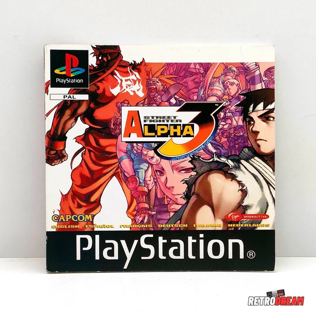 Notice Originale Street Fighter EX Plus Alpha - Pour PlayStation 1 (PS1) - Bon état - Sans Jeu