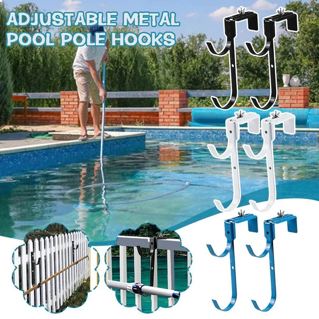 ADJUSTABLE SWIMMING POOL Pole Hook Vacuum Hose Garden Tool Hook' £11.50