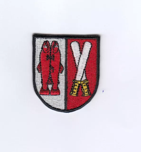 Power Touch Fastener Patch Resin Emblem Sew-On, Germany Highlands