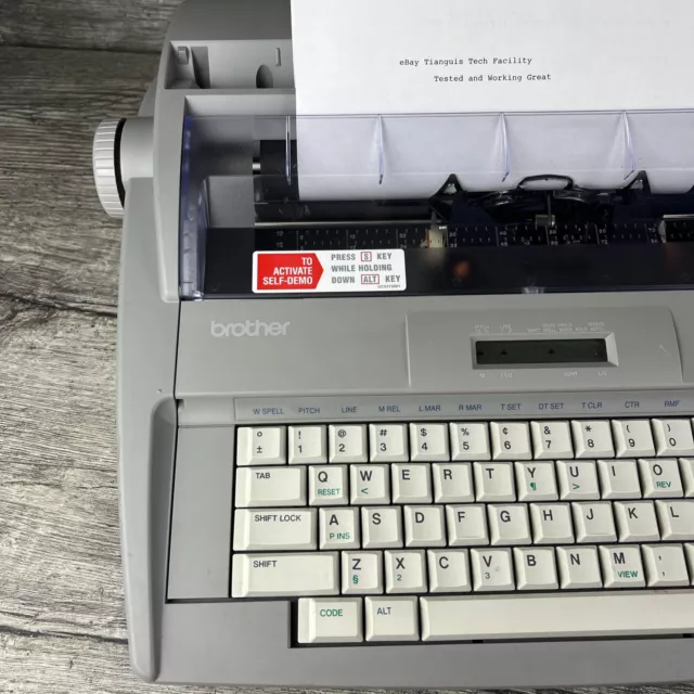 Brother SX-4000 LCD Digital Display Electronic Typewriter - Tested & Works Great 3