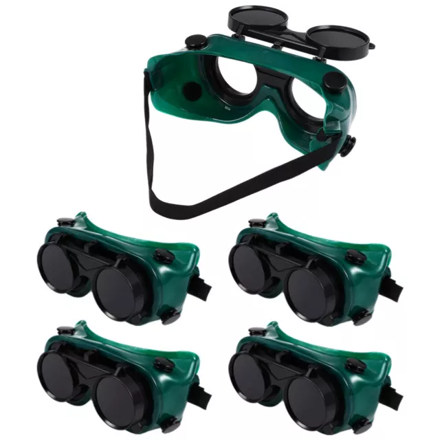 5 pz occhiali per saldatura occhiali per protezione occhi flip-up