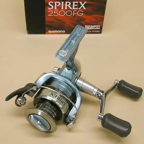SHIMANO SPIREX 2500FG Spinning Reel 6.2:1 2500 FG With Bail Trigger  SR-2500FG EUR 65,38 - PicClick FR