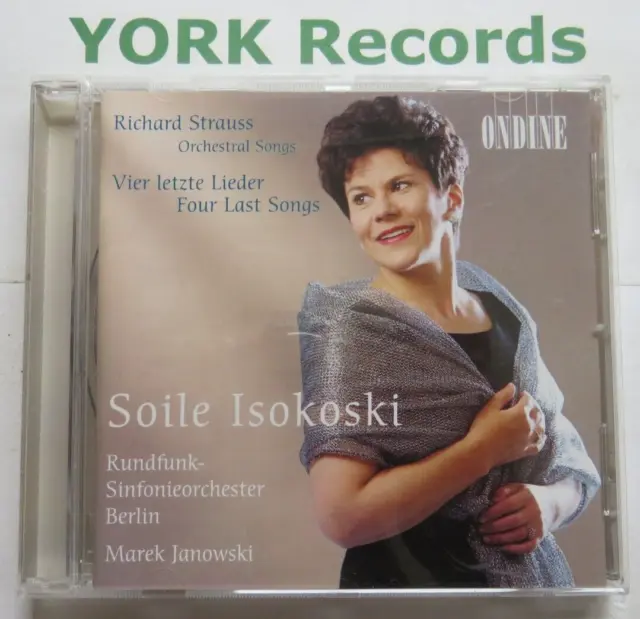 R STRAUSS - Orchestral Songs SOILE ISOKOSKI / JANOWSKI - Excelent Con CD Odine