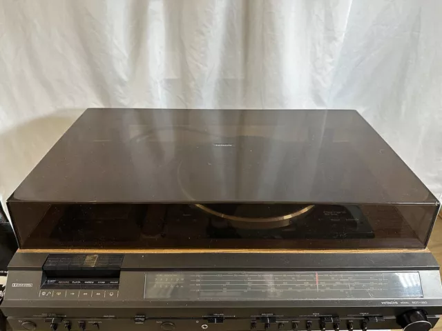 Vintage Hitachi  SDT-160 Stereo Music Centre Record Player Radio Cassette Read