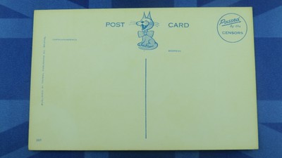 SAUCY COMIC POSTCARD 1960s Big Boobs Butcher BOTH VERY TENDER SIR EUR 7