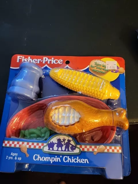 73344 Fisher Price Tikes Food Mini Meals ✿ Chompin' Chicken Corn Beans Salt ✿New