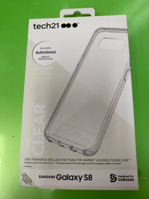 Tech21 Pure Clear case for Samsung Galaxy S8 -  100% Authentic