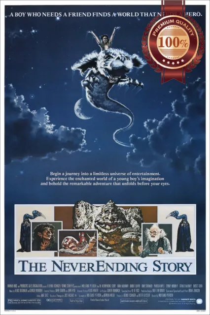 The Never-Ending Story Official Art Original Movie Film Print Premium Poster