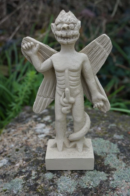 HF1269 FIGURINE STATUETTE DIABLE LUCIFER DEMON MAJESTE SATAN FANTASY CRANE