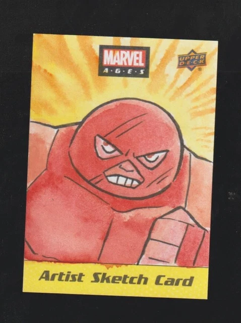 2020 marvel ages sketch card juggernaut 1/1 kate carleton artist sketch auto