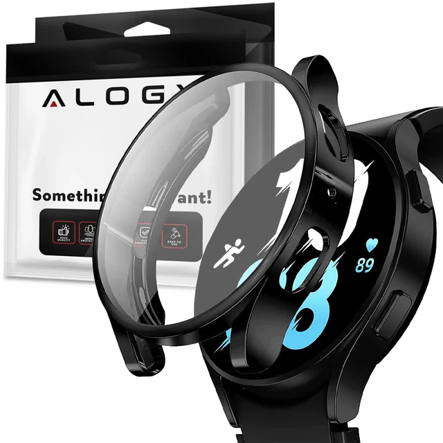 2in1 Hülle für Samsung Galaxy Watch Active 2 5 40mm / 44mm Displayschutz Overlay