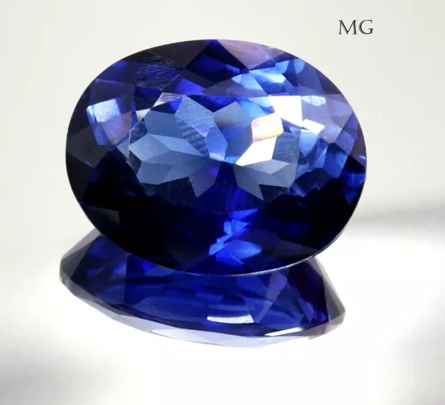 Sans Défaut 23.00 CT Naturel Kashmiri Saphir Bleu Ovale AAA+ Desseré Gemme