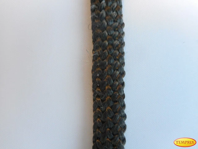 Cordon D'Étanchéité Poêle-cheminée Four Joint Porte Cheminée Vitre 8x2mm L 3M 2