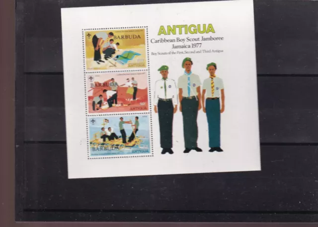 4686/ Barbuda Block ** Mnh Scout 1977