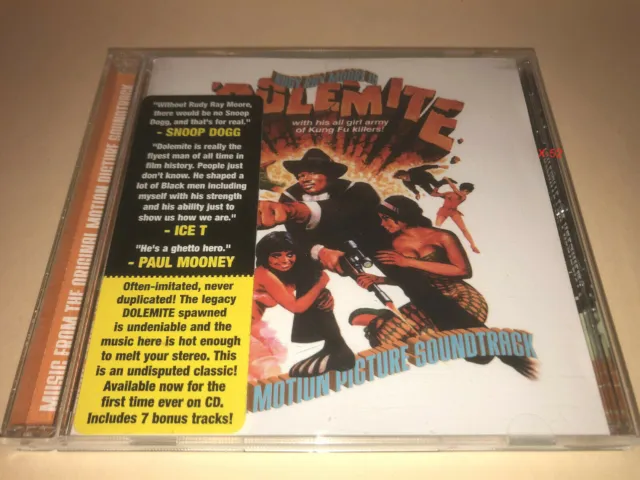 Dolemite soundtrack CD Rudy Ray Moore w bonus tracks Human Tornado Flatmland