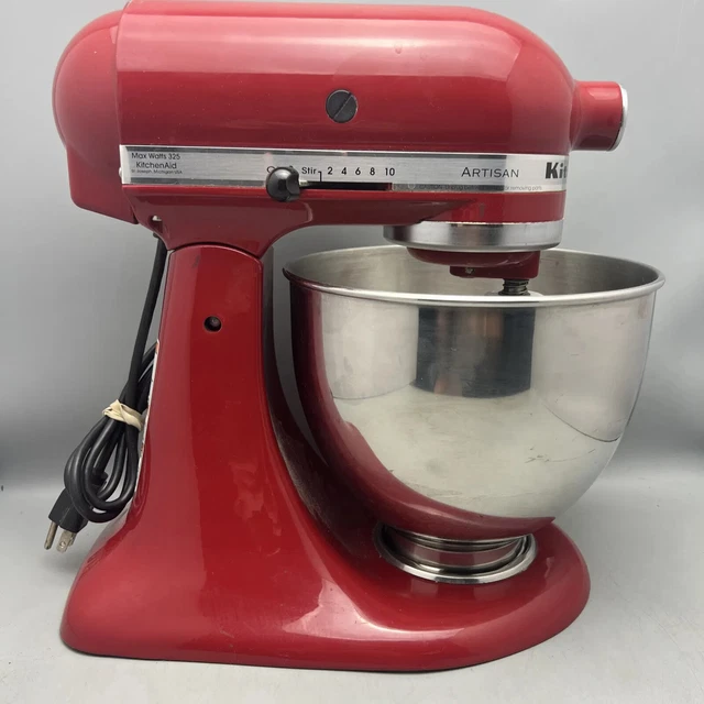 KITCHENAID ARTISAN SERIES 5 Quart TiltHead Stand Mixer Empire Red W