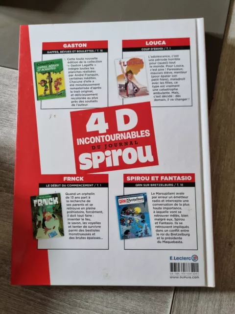 4 bd incontournables du journal spirou dupuis,leclerc,occasion 3