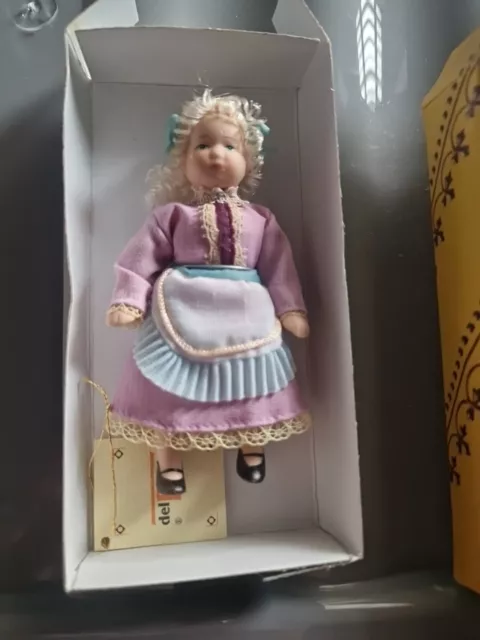 dolls house doll 1/12th scale vintage