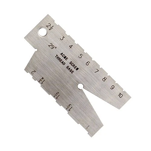 29 DEGREE ACME Thread Gauge Screw Angle Template Gage Stainless Steel
