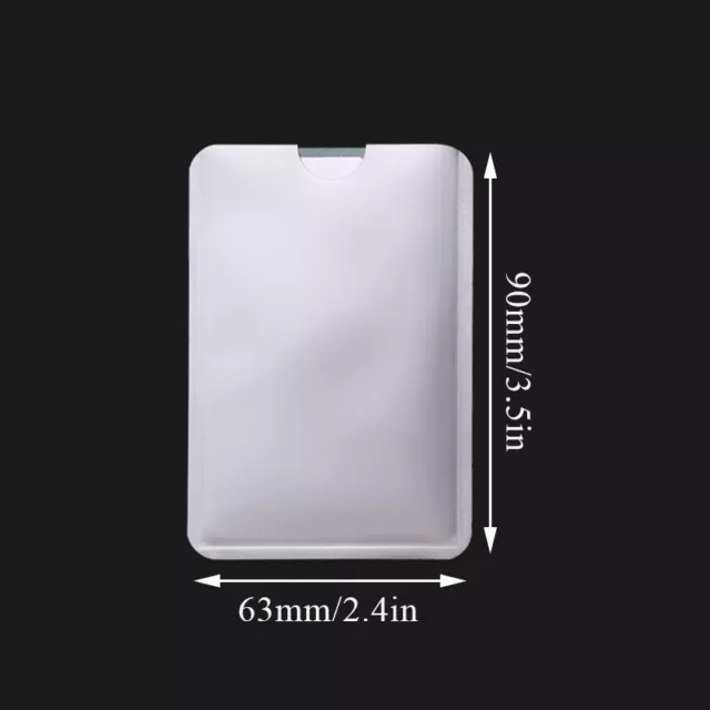 10Pcs Anti Rfid Wallet Blocking Reader Bank Nfc Card Holder Id Bank Card R 3