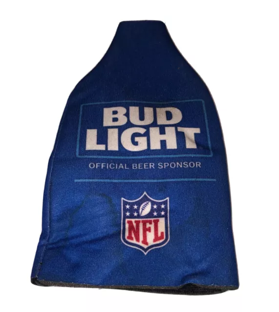 Bud Light NFL Bottle Cooler Koozie W/ Team Helmets