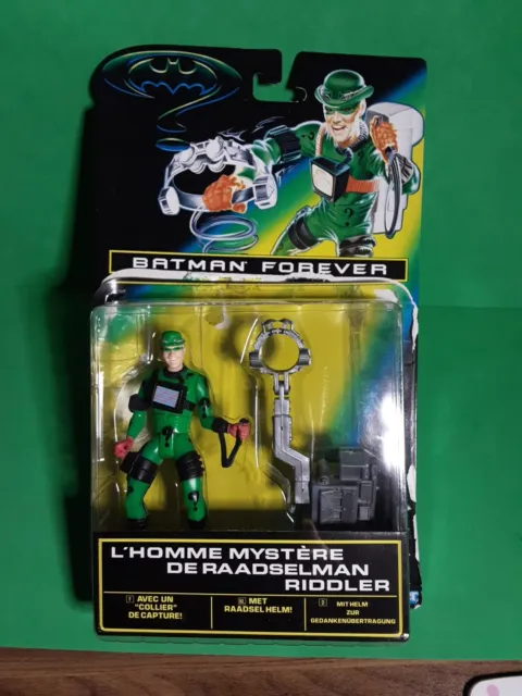 Kenner Batman Forever, Riddler, 1995,LOOSE BUT With All Packaging & ACCESSORIES