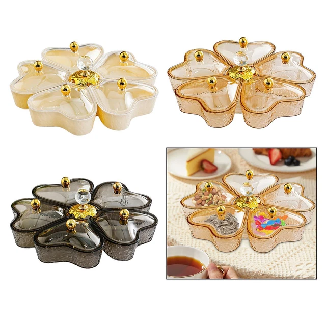 Plateau Service Divisé À 8 Compartiments Couvercle