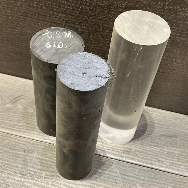 Miscellaneous Poly Rod Lathe turning Stock Plastic Round Bar- Lot#2