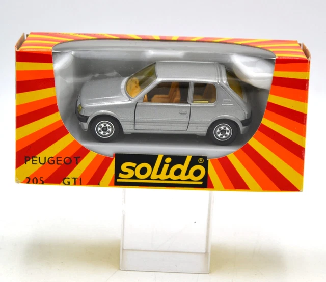 Miniature SOLIDO - Peugeot 205 GTI (Ancienne Série) - Échelle 1/43 - Réf. 1351 - Occasion