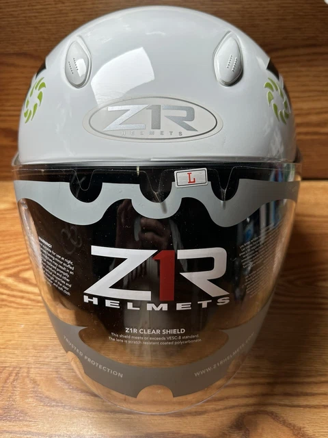 Z1R Ace 3/4 Open Face Helmet With Flip Up Visor Dot Adult Large