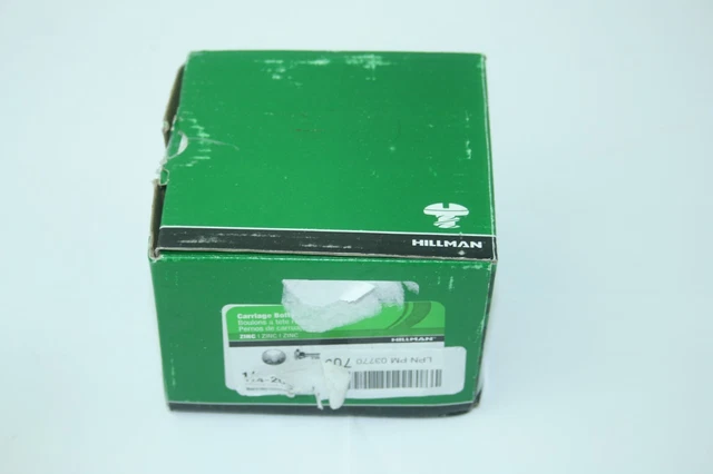 Hillman 1/4-20"" x 2"" combo 100- paquete redondo de zinc_stock de EE. UU.