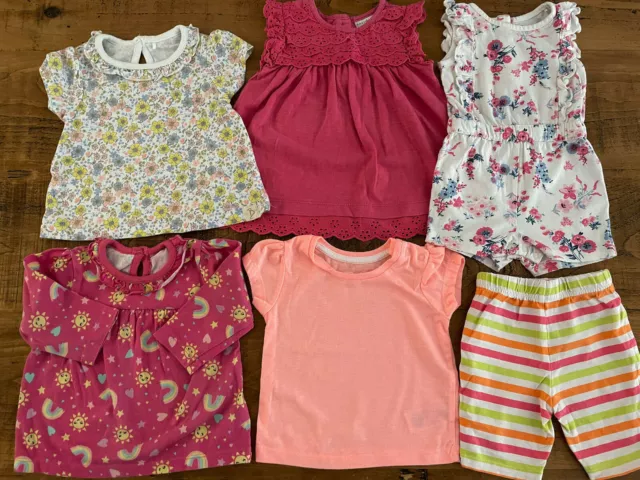 Baby Girl 0-3 months Summer Bundle Tops Playsuit Dress NEXT Primark Billy Faiers
