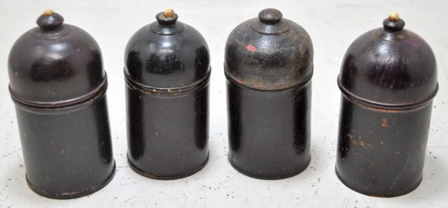 Lot De 4 Boîtes De Pêche MITCHELL Vintage – Anciennes Canisses (occasion, état Correct)