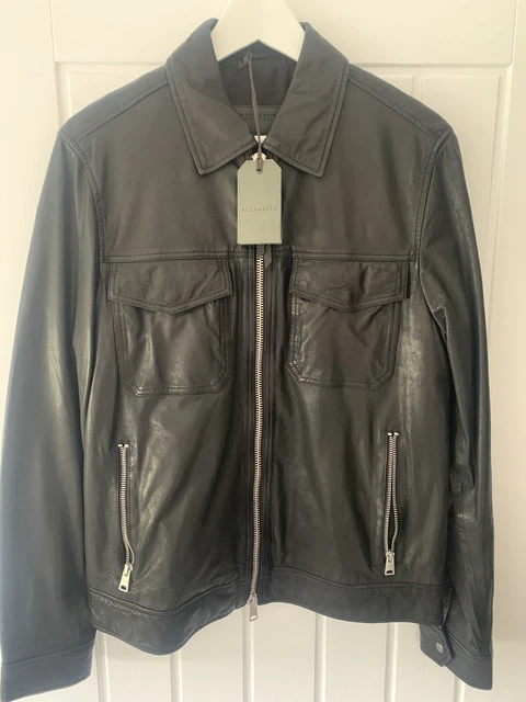ALLSAINTS NOMA BOMBER Jacket Black Small S Brand New With Tags RRP 178 84.00 PicClick UK