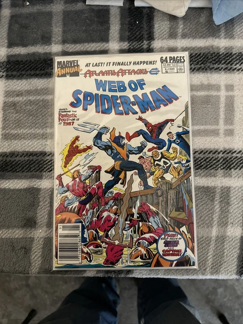 Web Of Spider-man Annual #5 VF/NM 1989  High Grade Marvel Comic