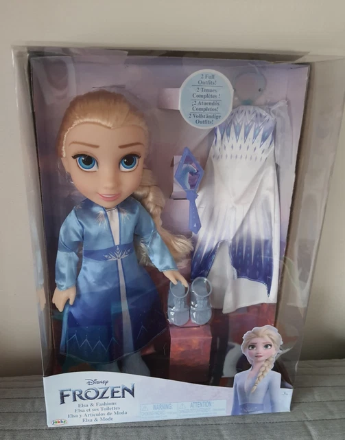 Poupée Elsa Fête Givrée Frozen La Reine Des Neiges 38 cm - Poupée
