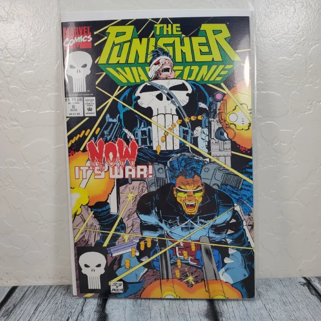 Marvel Comics The Punisher: War Zone #6 Vol. 1, 1992 Vintage Comic Book