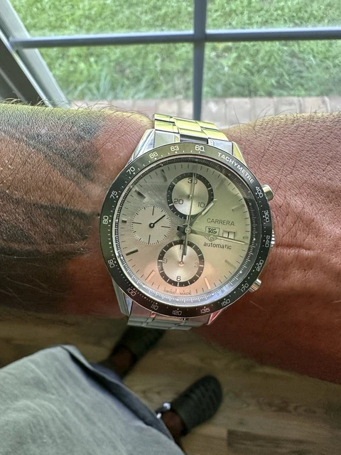 CEKGDB Cinturino 22mm in vera pelle cinturino per orologio TAG HEUER MONACO Series mens orologi da polso band fold fibbia Nubuck cinturini, 22mm, agata