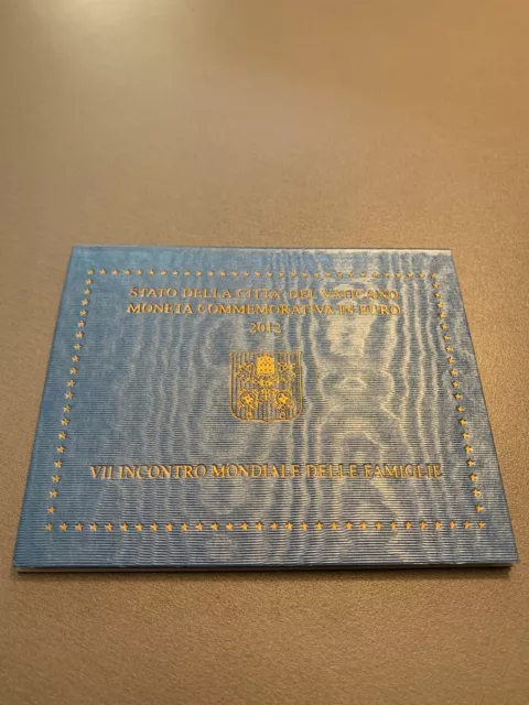 2 Euro Gedenkmünze Vatikan 2012 "7. Weltfamilientreffen" in Coincard ST
