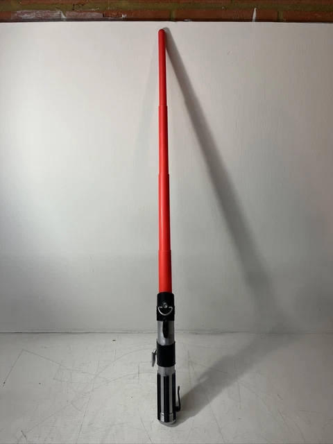Star Wars Red Darth Vader Lightsaber LFL Hasbro 2010 Cosplay Flick out