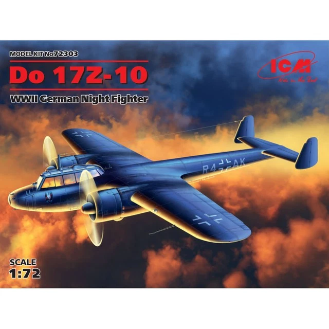 Icm Icm72303 ICM 72303 Do 17Z-10 WWII German Night Fighter 1/72